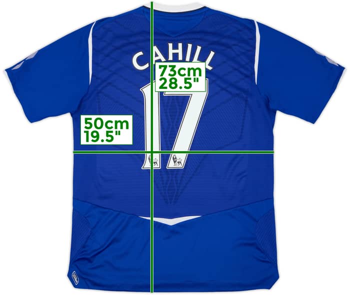 2008-09 Everton Home Shirt Cahill #17 - 7/10 - (M)