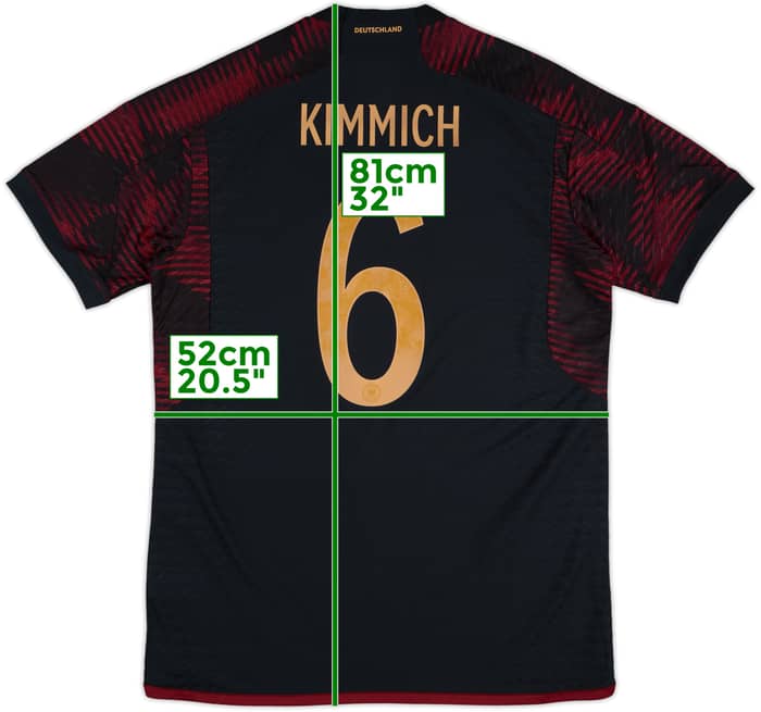 2022-23 Germany Authentic Away Shirt Kimmich #6 (L)