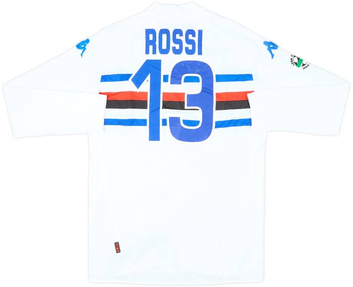 2009-10 Sampdoria Away L/S Shirt Rossi #13 (XXL)