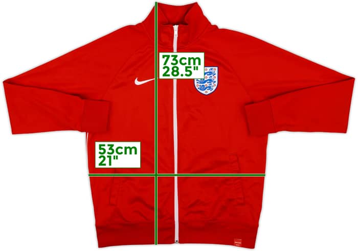 2016-17 England Nike Track Jacket - 8/10 - (M)