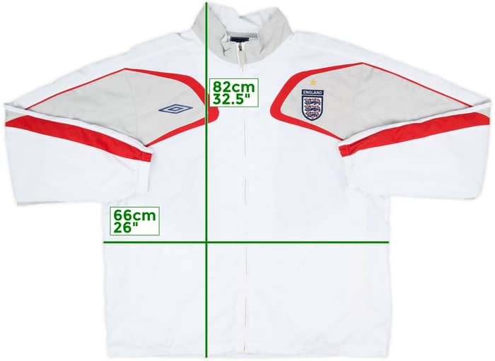2006-08 England Umbro Track Jacket - 8/10 - (XL)