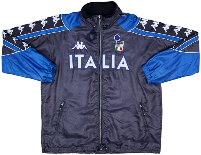 1999-00 Italy Kappa Hooded Rain Jacket - 8/10 - (XL)