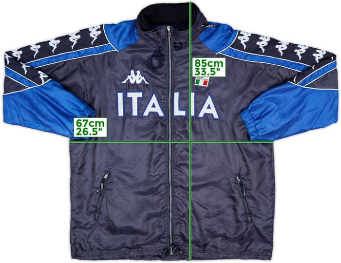 1999-00 Italy Kappa Hooded Rain Jacket - 8/10 - (XL)