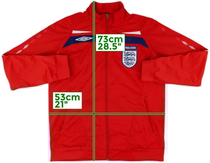 2007-09 England Umbro Track Jacket - 5/10 - (M)