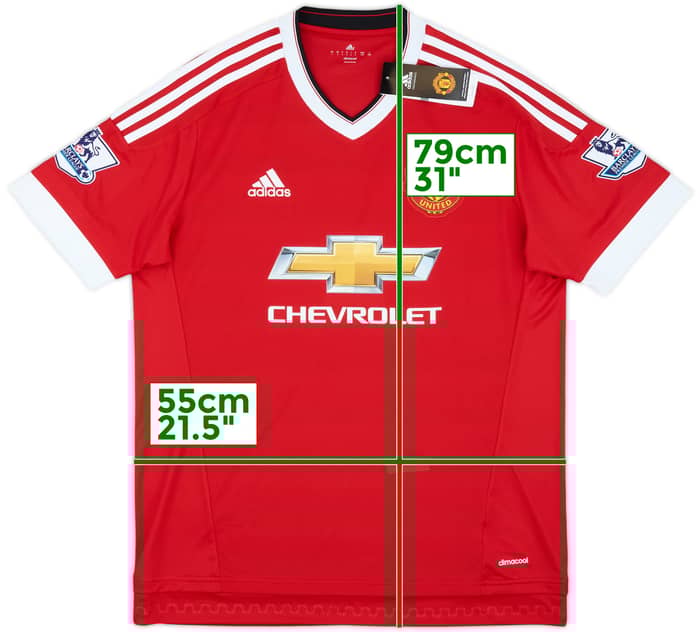 2015-16 Manchester United Home Shirt #24 (L)