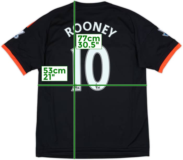 2015-16 Manchester United Third Shirt Rooney #10 (L)