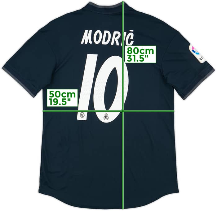 2018-19 Real Madrid Authentic Away Shirt Modric #10 (L)