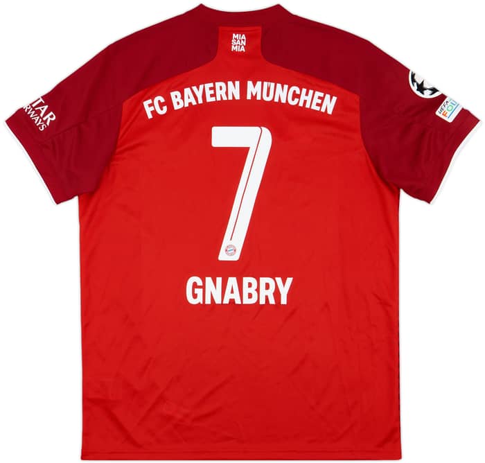 2021-22 Bayern Munich Home Shirt Gnabry #7 (L)