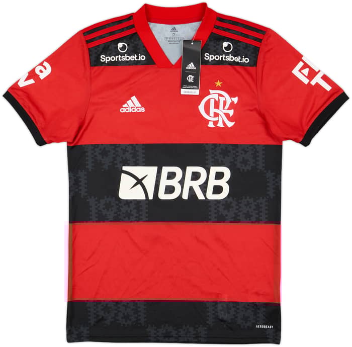2021 Flamengo Home Shirt Gabriel Barros #60 (S)
