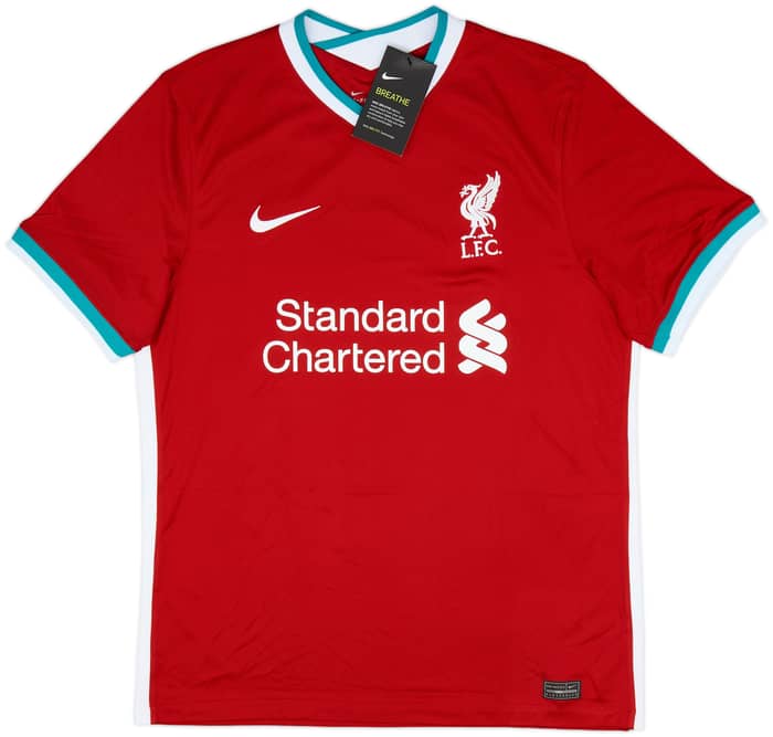 2020-21 Liverpool Home Shirt Virgil #4 (L)