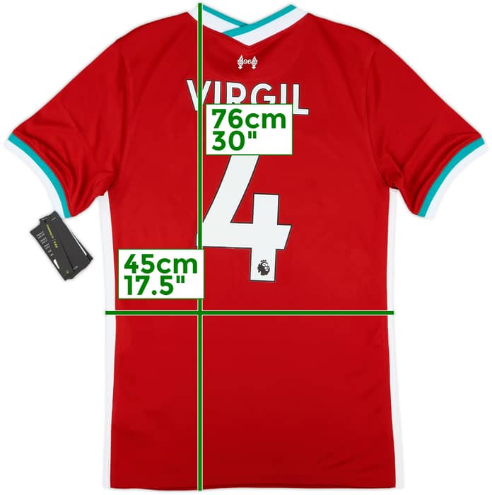 2020-21 Liverpool Home Shirt Virgil #4 (S)
