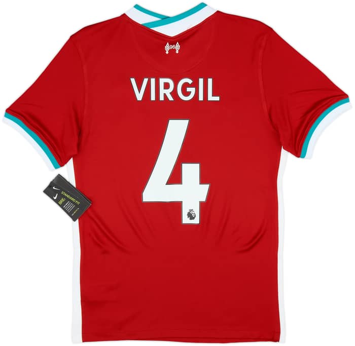 2020-21 Liverpool Home Shirt Virgil #4 (S)