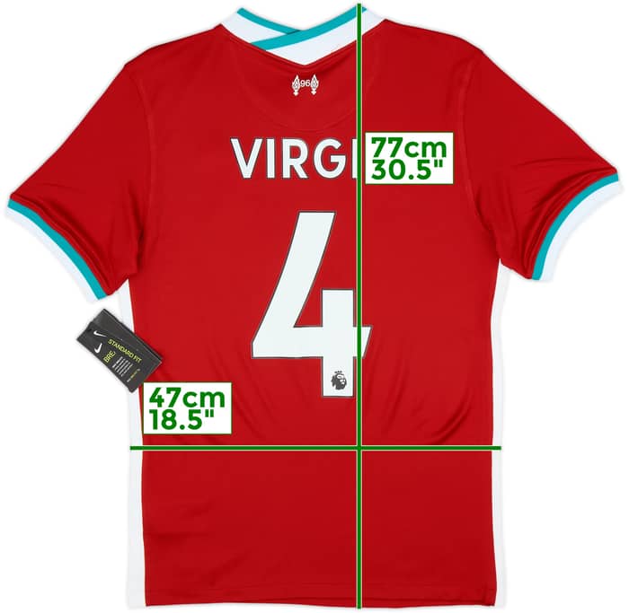2020-21 Liverpool Home Shirt Virgil #4 (S)