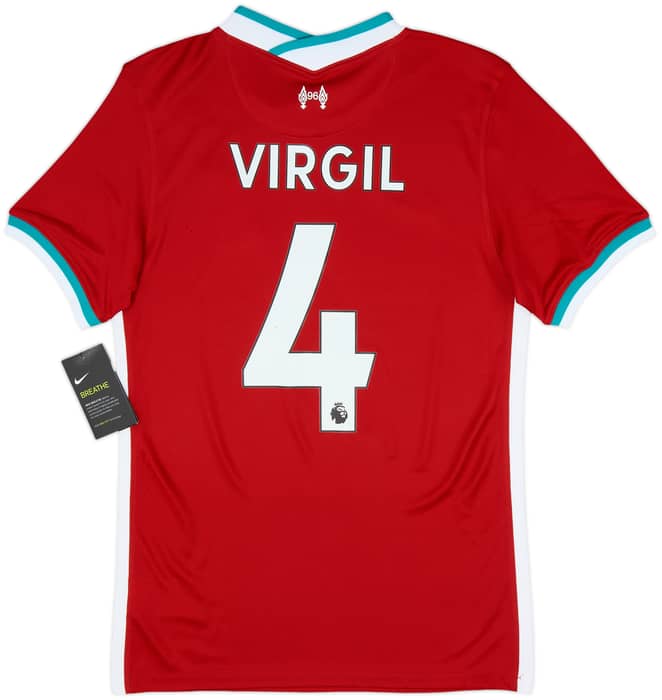 2020-21 Liverpool Home Shirt Virgil #4 (S)