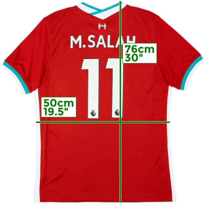 2020-21 Liverpool Home Shirt M.Salah #11 (S)