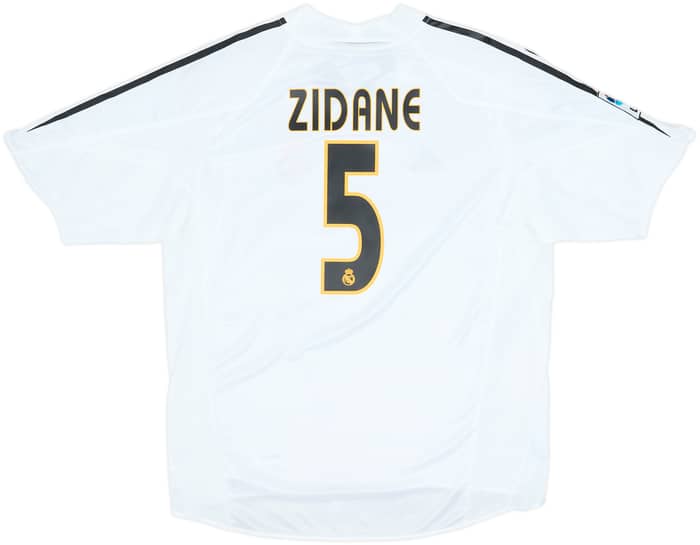 2004-05 Real Madrid Home Shirt Zidane #5 (L)