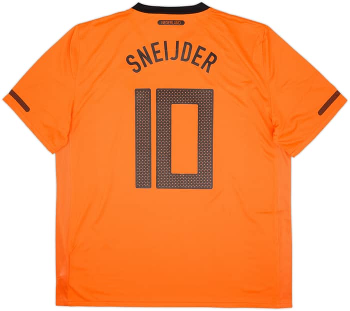 2010-11 Netherlands Home Shirt Sneijder #10 (XL)