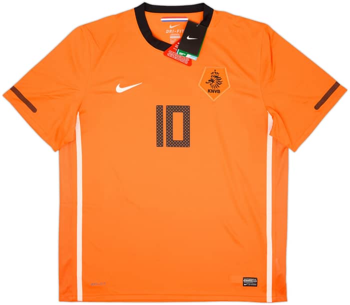 2010-11 Netherlands Home Shirt Sneijder #10 (XL)
