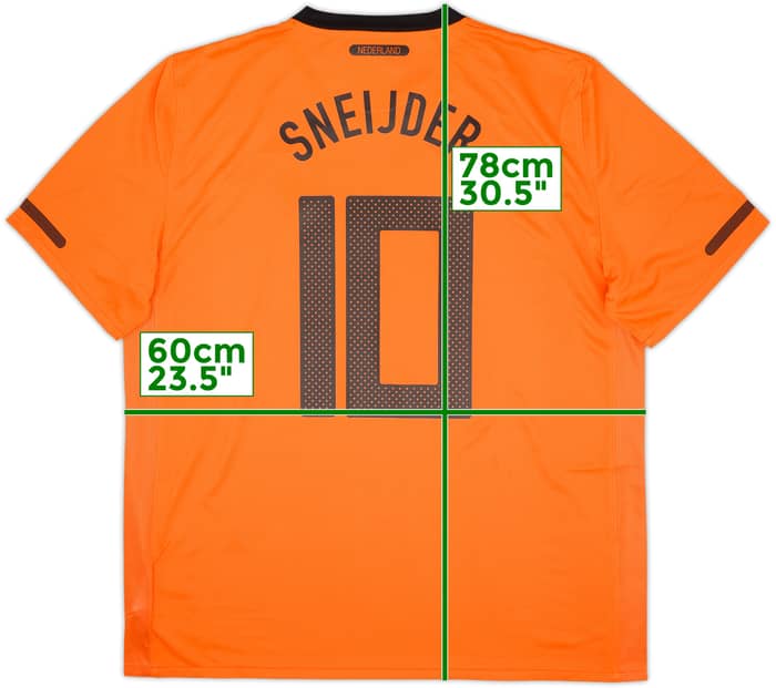 2010-11 Netherlands Home Shirt Sneijder #10 (XL)
