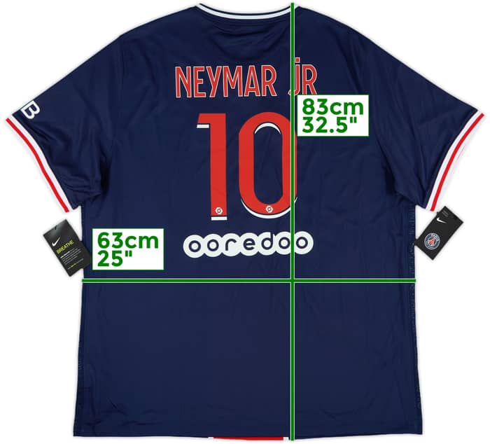 2020-21 Paris Saint-Germain Home Shirt Neymar Jr #10 (XXL)