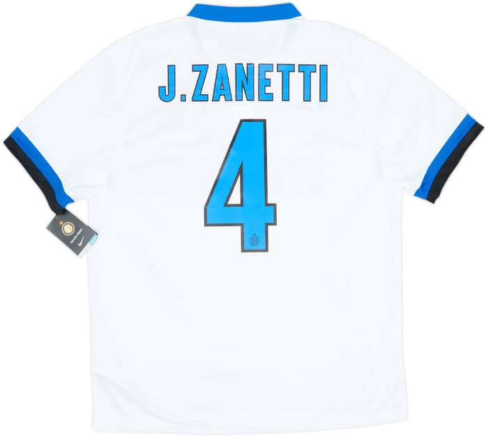 2013-14 Inter Milan Away Shirt J.Zanetti #4 (XL)