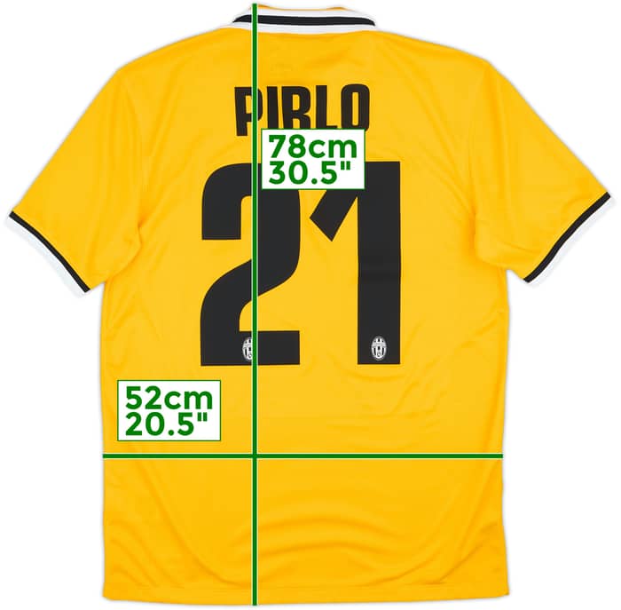 2013-14 Juventus Away Shirt Pirlo #21 (M)