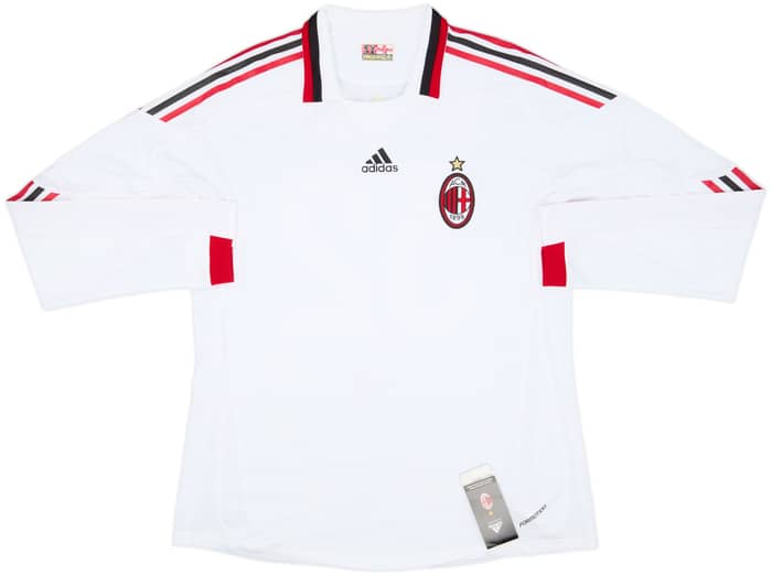 2009-10 AC Milan Player Issue Away L/S Shirt Beckham #32 (XL)
