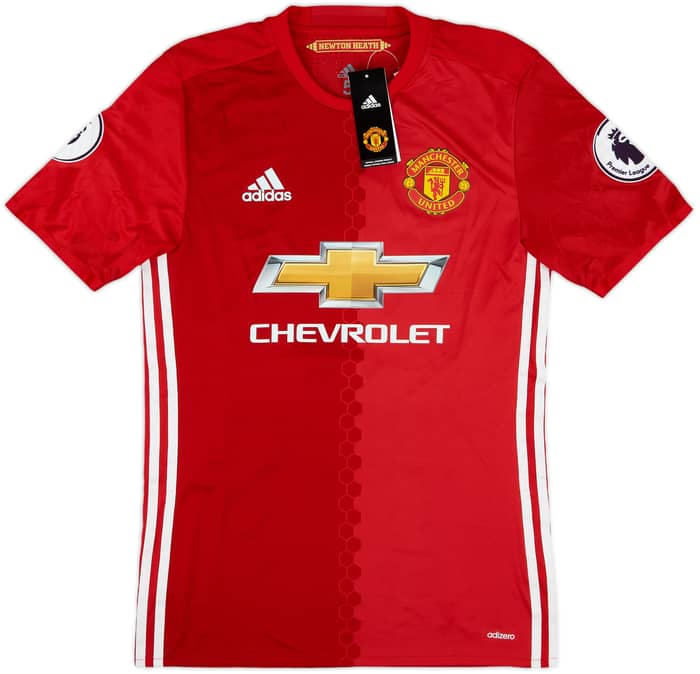 2016-17 Manchester United Player Issue Home Shirt Ibrahimovic #9 (S/M)