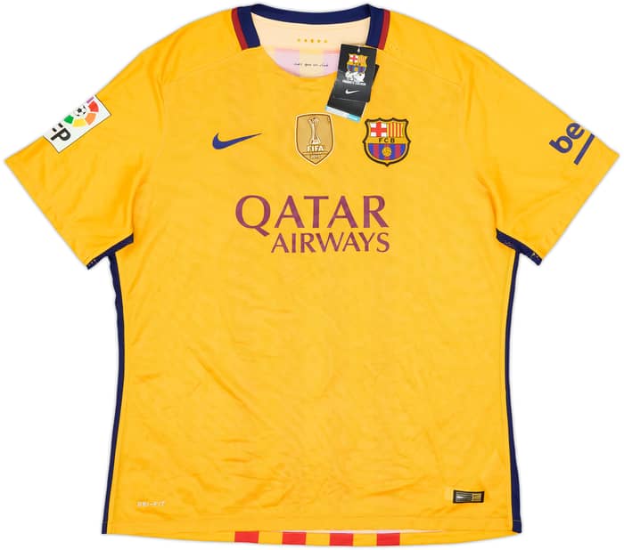 2015-16 Barcelona Authentic Away Shirt Messi #10 (XXL)