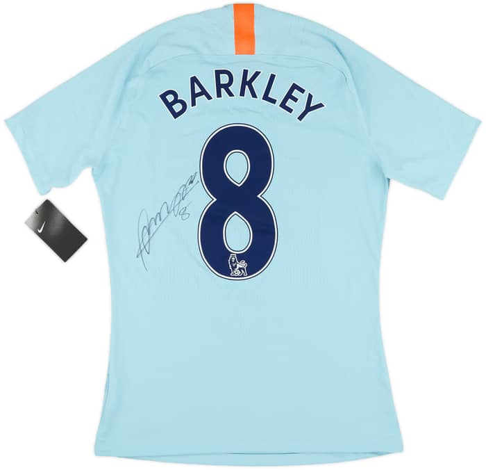 2018-19 Chelsea Signed Authentic Third Shirt Barkley #8 (M)