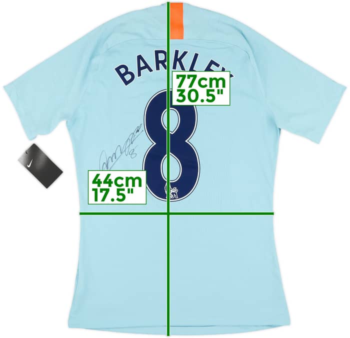 2018-19 Chelsea Signed Authentic Third Shirt Barkley #8 (M)