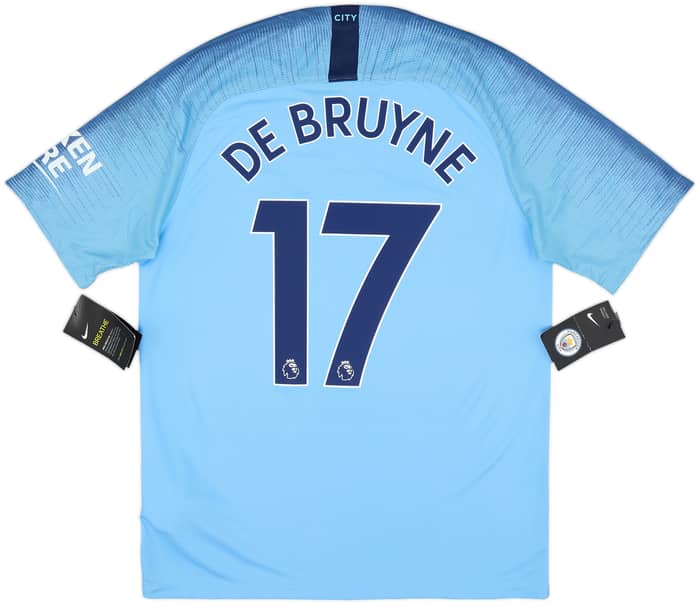 2018-19 Manchester City Home Shirt De Bruyne #17 (M)