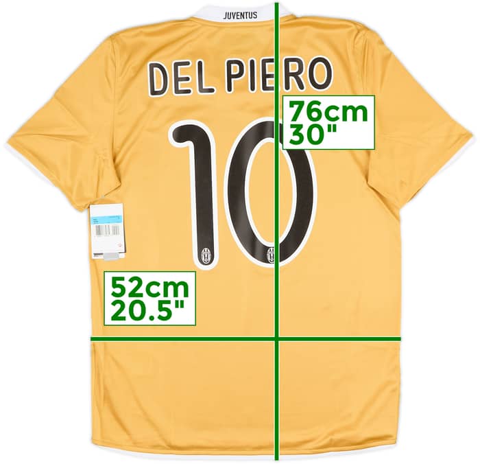 2008-09 Juventus Away Shirt Del Piero #10 (M)