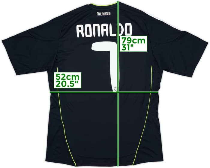 Camiseta de visitante del Real Madrid 2010-11 Ronaldo #7 (L)