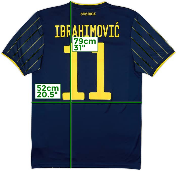2020-22 Suecia Camiseta Visitante Ibrahimovic #11 - 10/10 - (M)