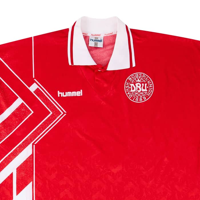 1994-96 Denmark Match Issue Home Shirt #2 (Rieper)