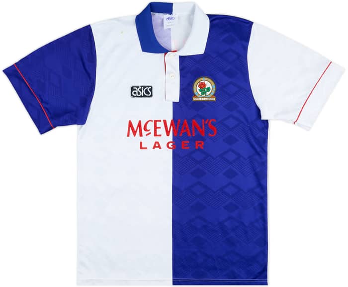 1992-94 Blackburn Home Shirt Shearer #9 - 7/10 - (M)