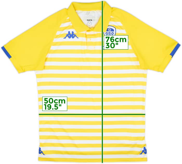 2019-20 Leeds United Kappa Polo Shirt - 8/10 - (L)