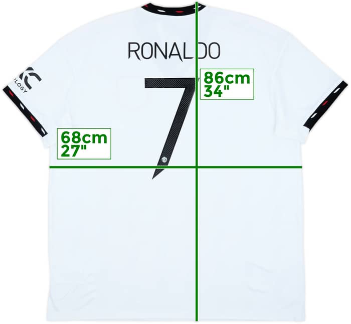2022-23 Manchester United Away Shirt Ronaldo #7 (XXL)