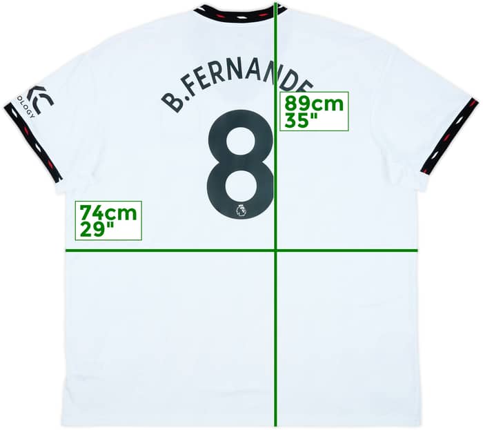 2022-23 Manchester United Away Shirt B.Fernandes #8 (3XL)