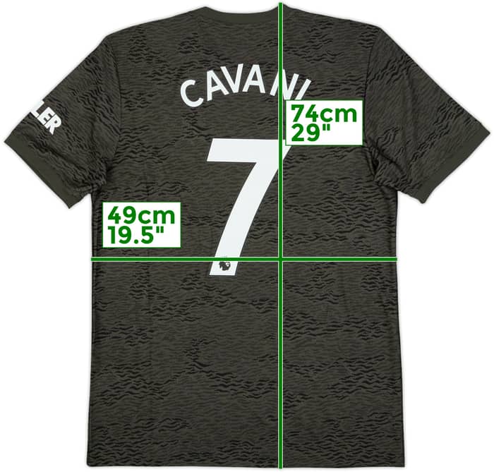 2020-21 Manchester United Away Shirt Cavani #7 (M)