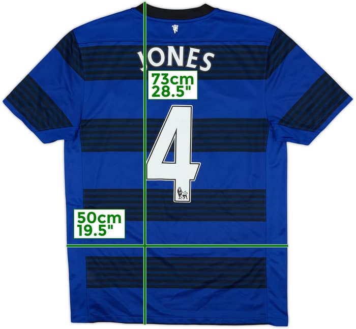 2011-13 Manchester United Away Shirt Jones #4 - 6/10 - (M)