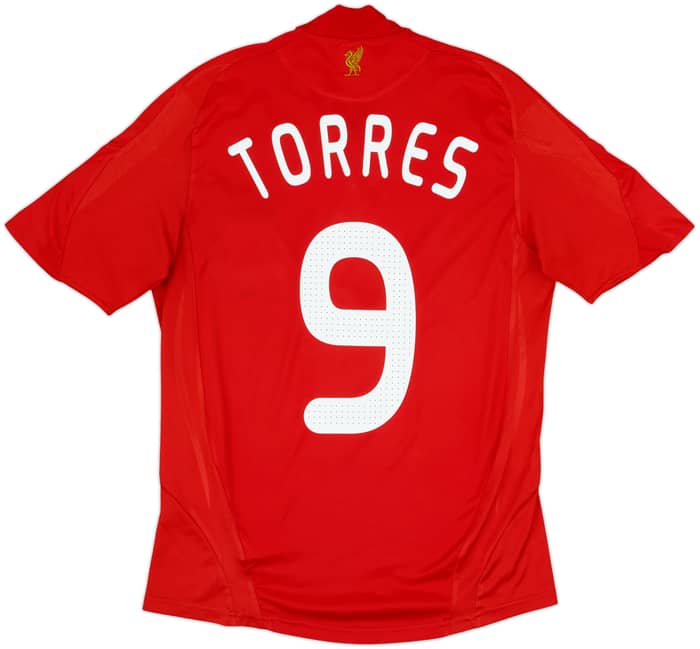 2008-10 Liverpool Home Shirt Torres #9 - 5/10 - (S)