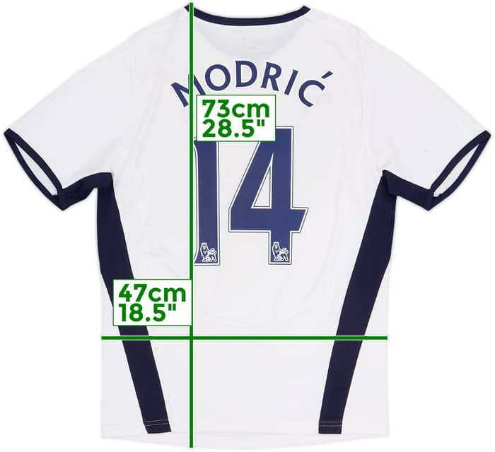 2008-09 Tottenham Home Shirt Modric #14 - 7/10 - (M)