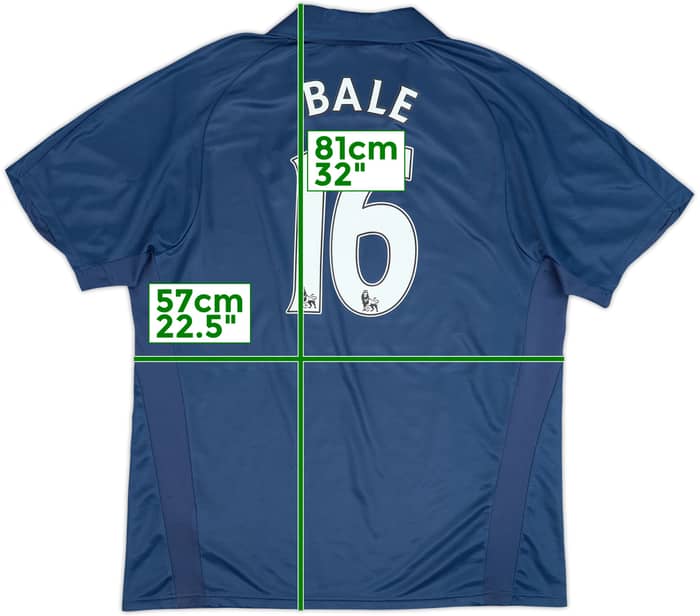 2007-08 Tottenham Away Shirt Bale #16 - 8/10 - (XL)