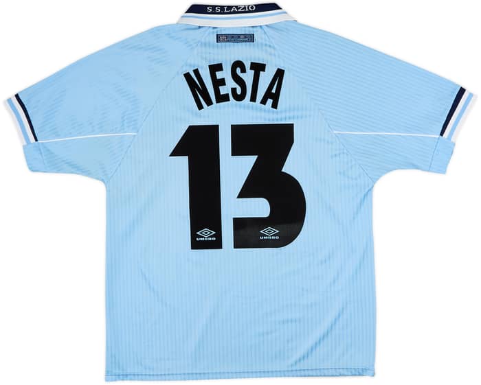 1997-98 Lazio Home Shirt Nesta #13 - 8/10 - (M)