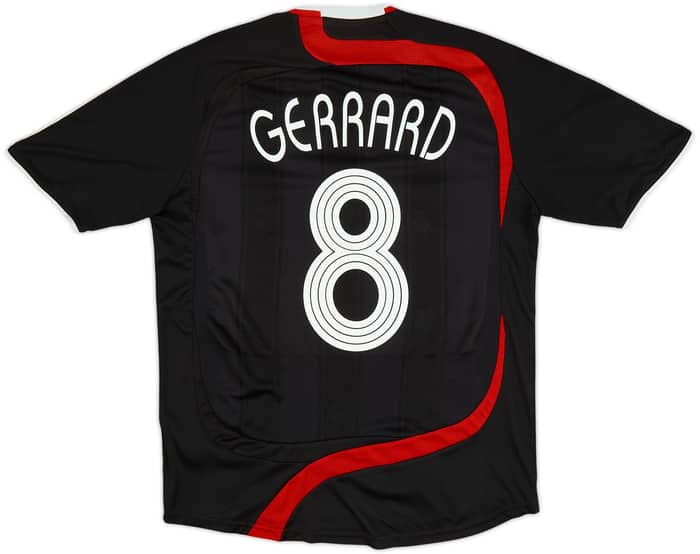 2007-08 Liverpool Third Shirt Gerrard #8 - 6/10 - (L)