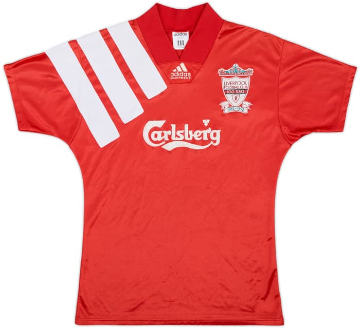 1992-93 Liverpool Centenary Home Shirt - 6/10 - (S)
