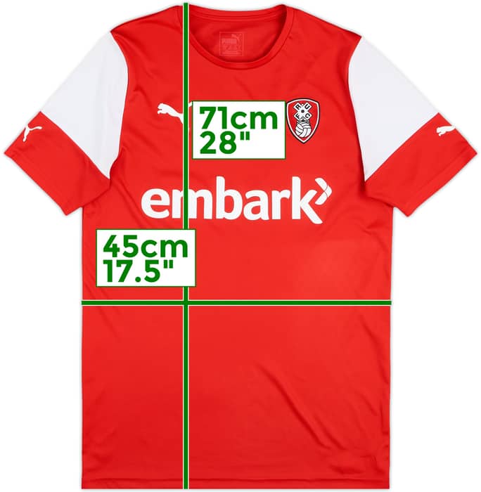 2019-20 Rotherham Home Shirt - 7/10 - (M)