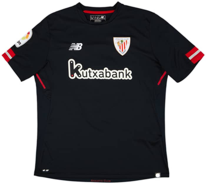 2017-18 Athletic Bilbao Away Shirt Laporte #4 - 8/10 - (M)